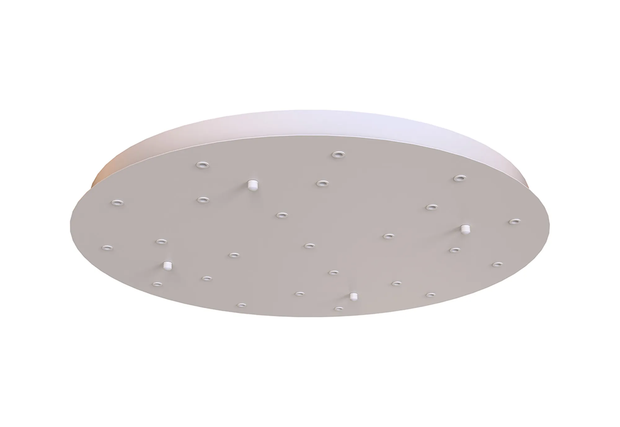 M9374  Modular 75cm Round 24 DC Plug Canopy/Ceiling Rose Kit (FRAME ONLY) (Excluding Driver), White